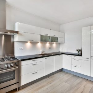 modern kitchen interior white colors